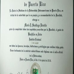 Buy college degree from the Universidad Interamericana de Puerto Rico