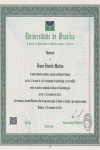Buy college degree from the Universidade de Brasília