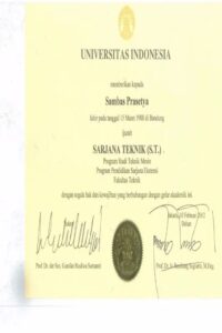Buy college degree from the Universitas Indonesia