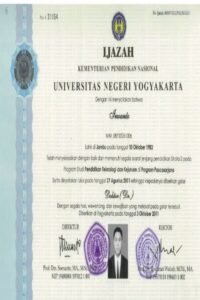 Buy college degree from the Universitas Negeri Yogyakarta