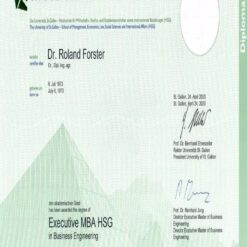 Buy college degree from the Universität St.Gallen