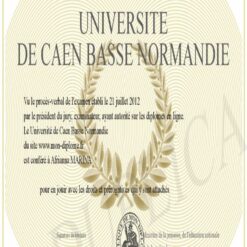 Buy college degree from The Université de Caen Normandie