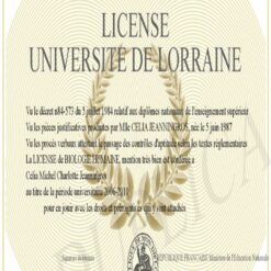 Buy college degree from The Université de Lorraine