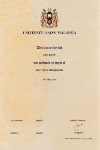 Buy college degree from The Universiti Sains Malaysia