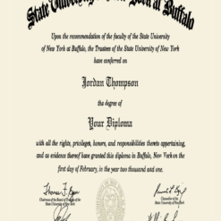 Buy college degree from The University at Buffalo, State University of New York