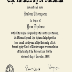 Buy college degree from The University of Alabama