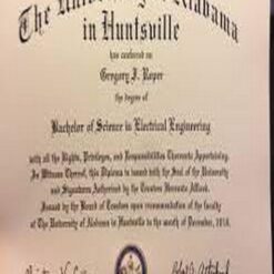 Buy college degree from The University of Alabama in Huntsville