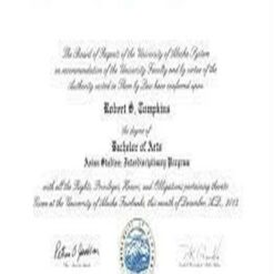 Buy college degree from The University of Alaska Fairbanks