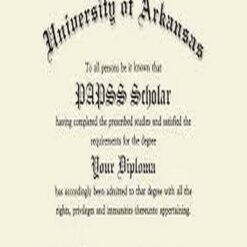 Buy college degree from The University of Arkansas