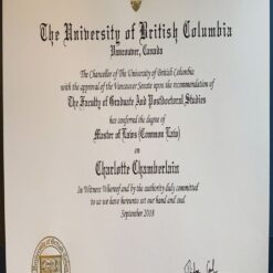 Buy college degree from The University of British Columbia
