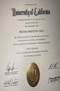 Buy college degree from The University of California, Riverside