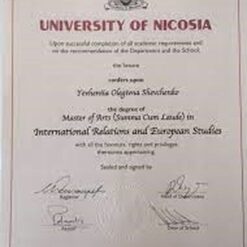 Buy college degree from The University of Cyprus