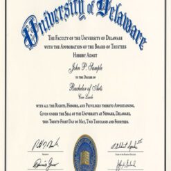 Buy college degree from The University of Delaware