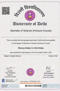 Buy college degree from the University of Delhi