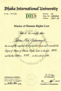 Buy college degree from the University of Dhaka