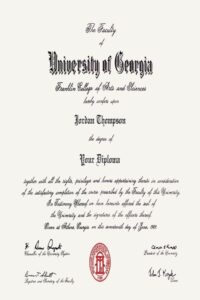 Buy college degree from The University of Georgia