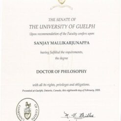 Buy college degree from The University of Guelph