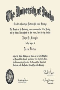 Buy college degree from The University of Idaho