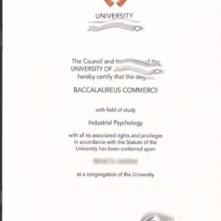 Buy college degree from the University of Johannesburg