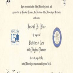 Buy college degree from The University of Kentucky
