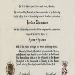 Buy college degree from The University of Louisville