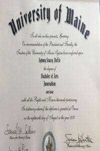 Buy college degree from The University of Maine