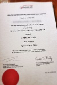 Buy college degree from The University of Malta