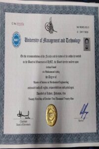 Buy college degree from the University of Management and Technology