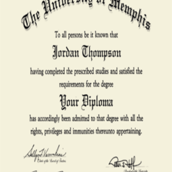 Buy college degree from The University of Memphis