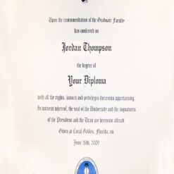 Buy college degree from The University of Miami
