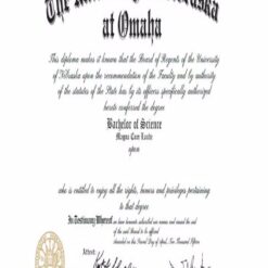 Buy college degree from The University of Nebraska at Omaha