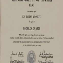 Buy college degree from The University of Nevada, Reno