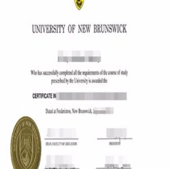 Buy college degree from The University of New Brunswick