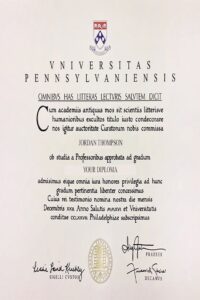 Buy college degree from The University of Pennsylvania