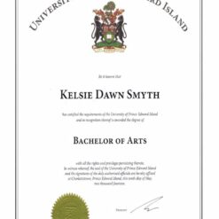 Buy college degree from The University of Prince Edward Island