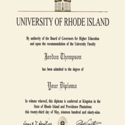 Buy college degree from The University of Rhode Island
