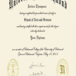 Buy college degree from The University of Richmond