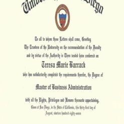 Buy college degree from The University of San Diego