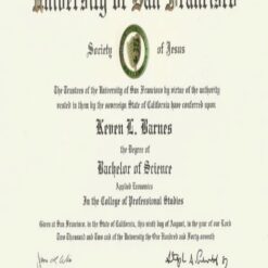 Buy college degree from The University of San Francisco