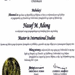 Buy college degree from the University of the Philippines Diliman