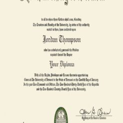 Buy college degree from The University of Vermont