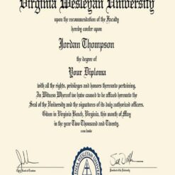 Buy college degree from The Wesleyan University