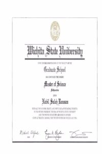 Buy college degree from The Wichita State University