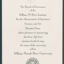 Buy college degree from The  William Marsh Rice University