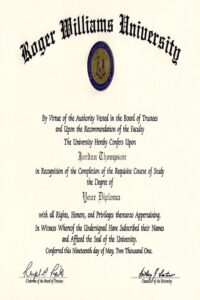 Buy college degree from The Williams College