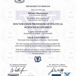 Buy college degree from The Yale University