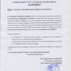 Buy degree from Université Espoir d'Afrique