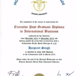 Buy college degree from The Indian Institute of Foreign Trade