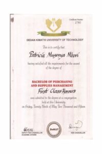 Buy college degree from The Dedan Kimathi University of Technology