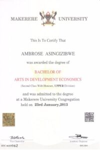 Buy college degree from The Makerere University
